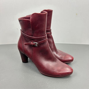 Ecco Leather Heeled Boots